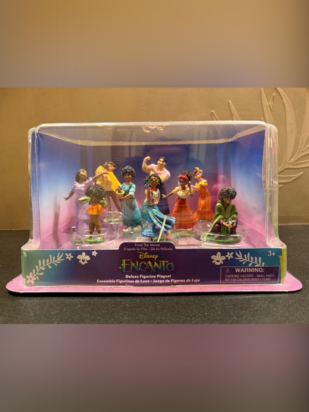 Disney Encanto Mini Character Figure Set – Purple, Blue, Pink, Green, Orange